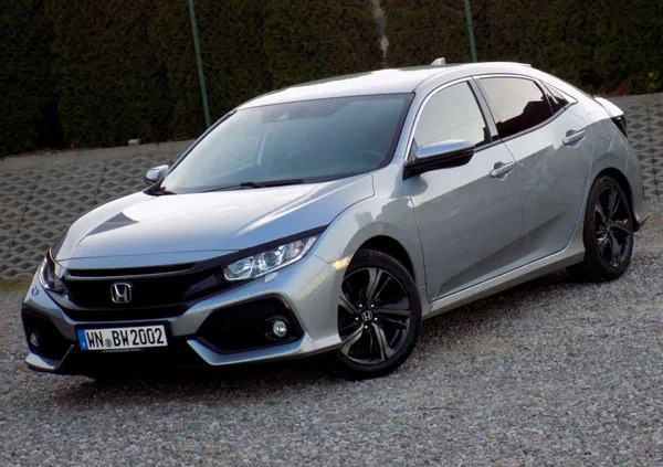 samochody osobowe Honda Civic cena 63999 przebieg: 99000, rok produkcji 2017 z Chorzele